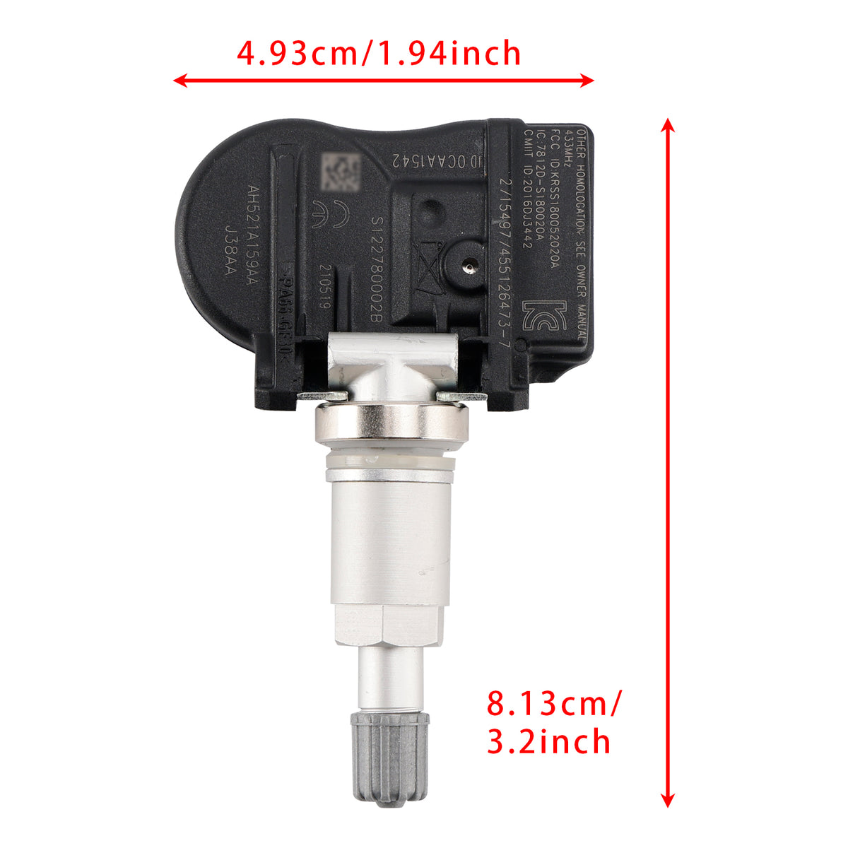 Land Rover Jaguar AH521A159AA 1X TPMS Tire Pressure Sensor