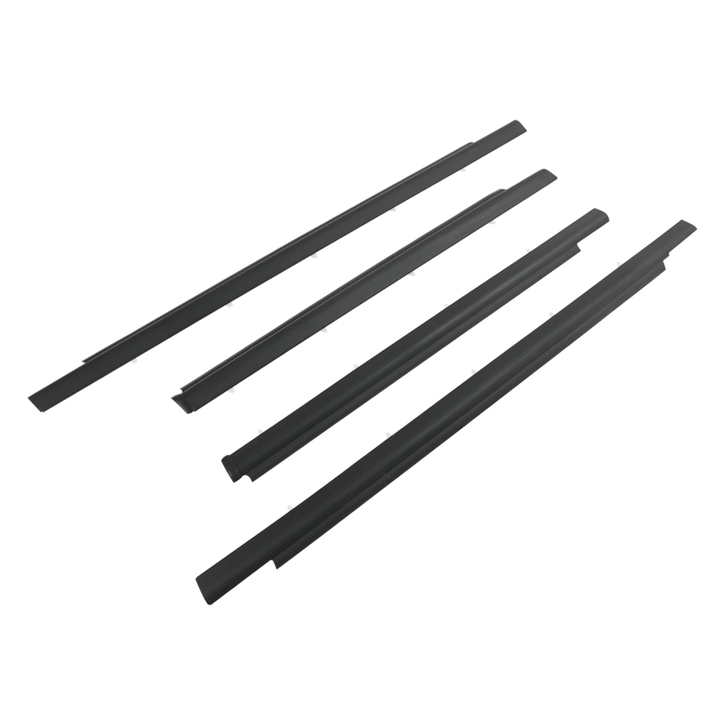 Joint d'étanchéité pour ceinture de porte Toyota SEQUOIA 2001-2007, 4 pièces, 75710-0C010 et 75720-0C010