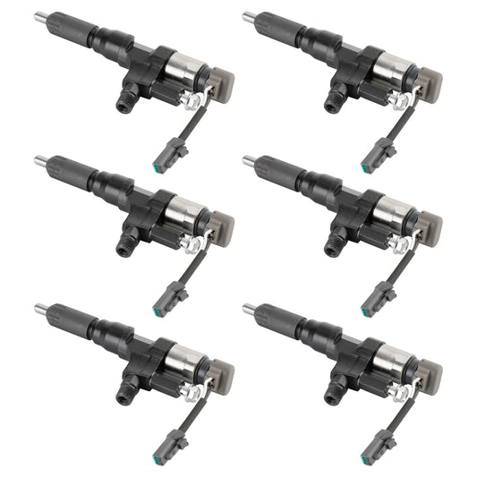 Injecteurs de carburant Hino 3,8 L 4,7 L 5,0 L 6,5 L 7,7 L 6 pièces 095000-6593 CB84034501S 095000-6594
