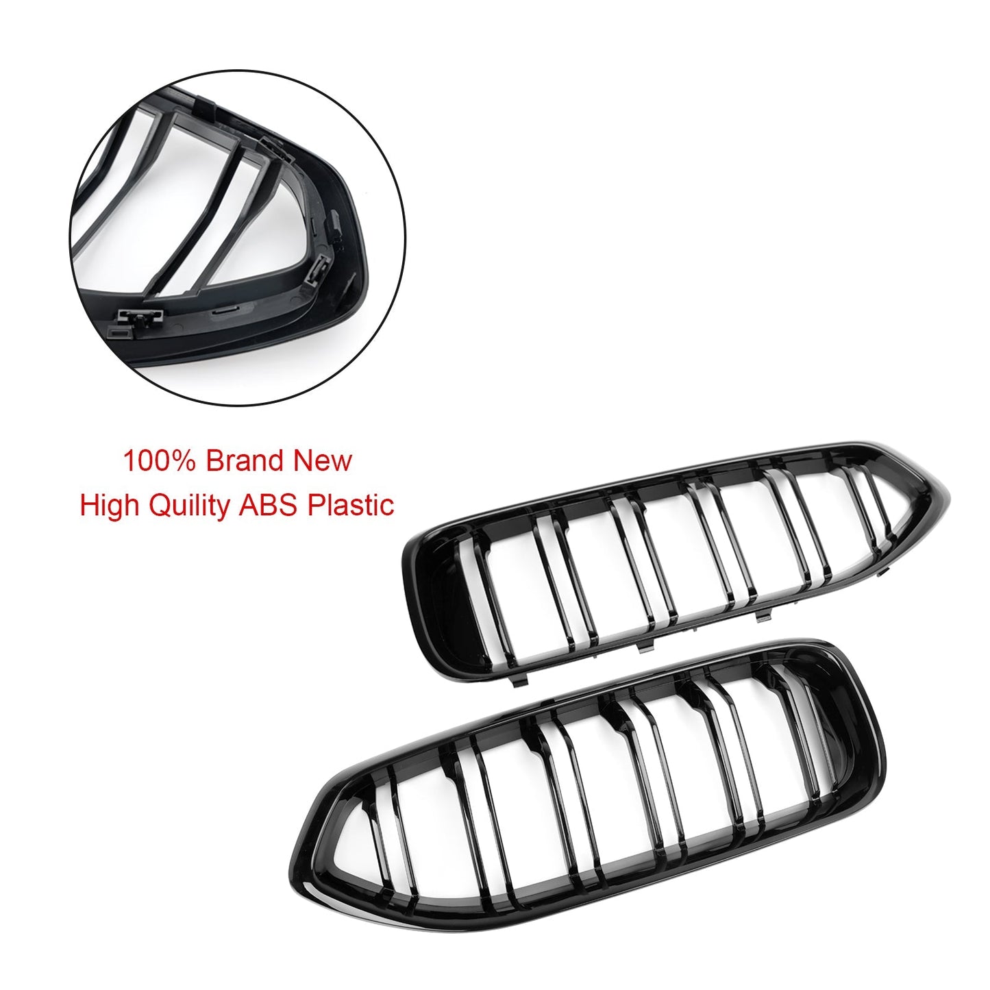 2019-2024 BMW G29 Z4 20I 30I M40I Gloss Black 51138091295 Front Kidney Grill Grille Generic