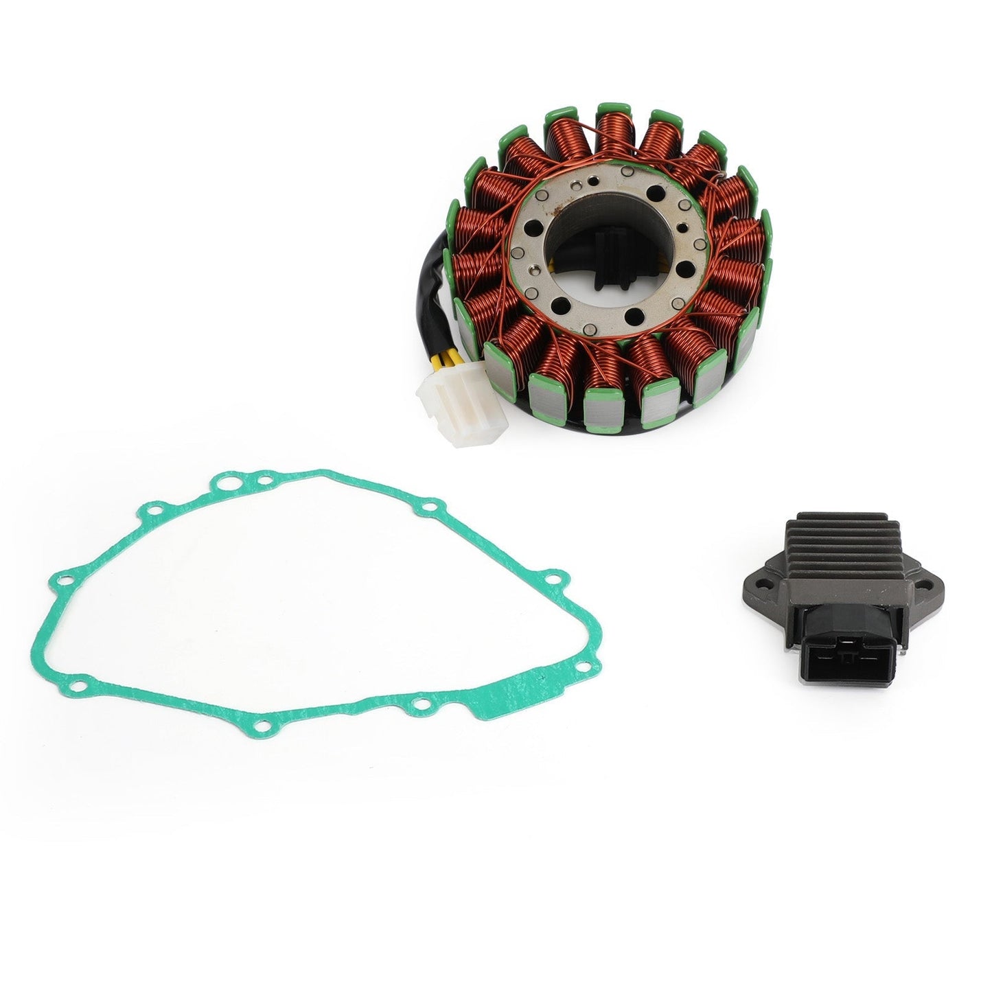 1992-1995 Honda CBR900RR CBR893RR Magneto Stator+Voltage Rectifier+Generator Gasket 31120-MW0-004 31600-MV4-000