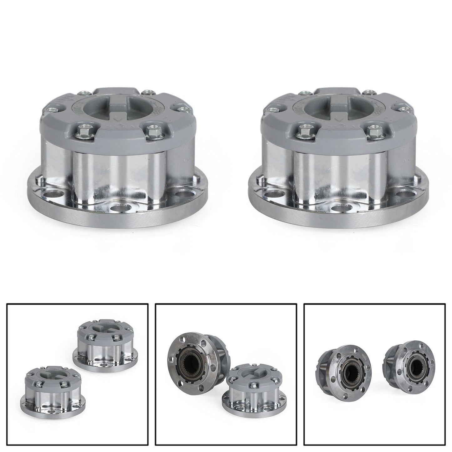 1990 Onwards Mitsubishi L200 / Challenger 2x Free Lock Wheeling Hubs WS2MLX