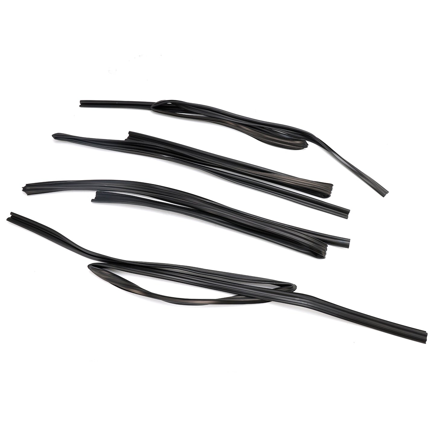 4 juntas de goma para puerta de coche, moldura para Toyota Land Cruiser FJ80 LX450 (1991-1997)