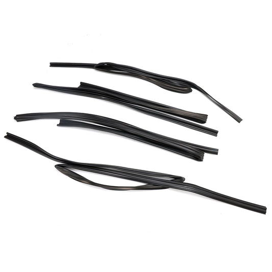 4 juntas de goma para puerta de coche, moldura para Toyota Land Cruiser FJ80 LX450 (1991-1997)