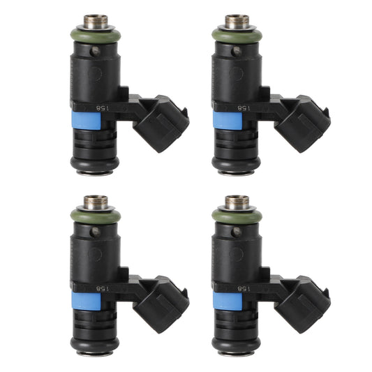 4PCS Fuel Injectors 03C906031A 04E906031F Fit VW Vento 2014-2019 Fit Passat 2008-2010