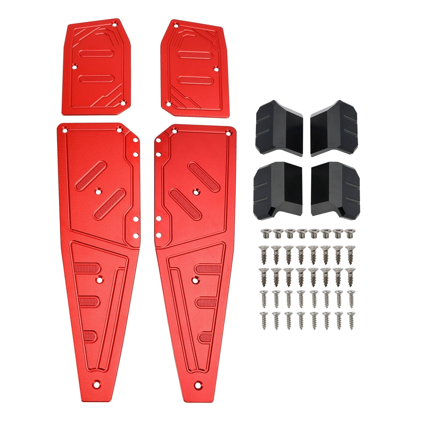 22-23 Aprilia SR GT200 SR GT125 Reposapiés Rojo Almohadilla de Reposapiés Placa de Pedal