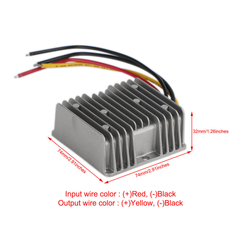 Convertisseur régulateur DC/DC étanche 12 V, élévateur jusqu'à 13,8 V, 15 A, 207 W