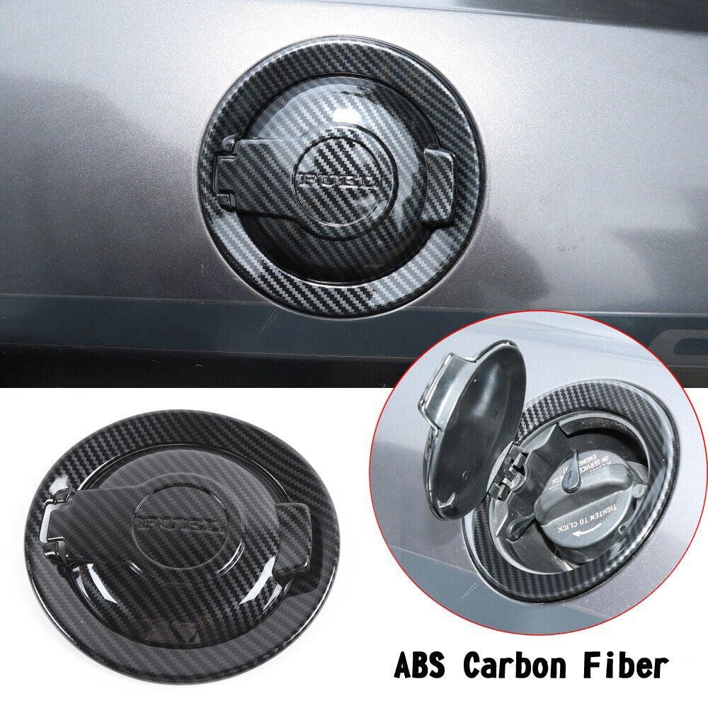 2009+ Challenger Carbon Fiber Fuel Tank Cover Door Gas Filler Cap