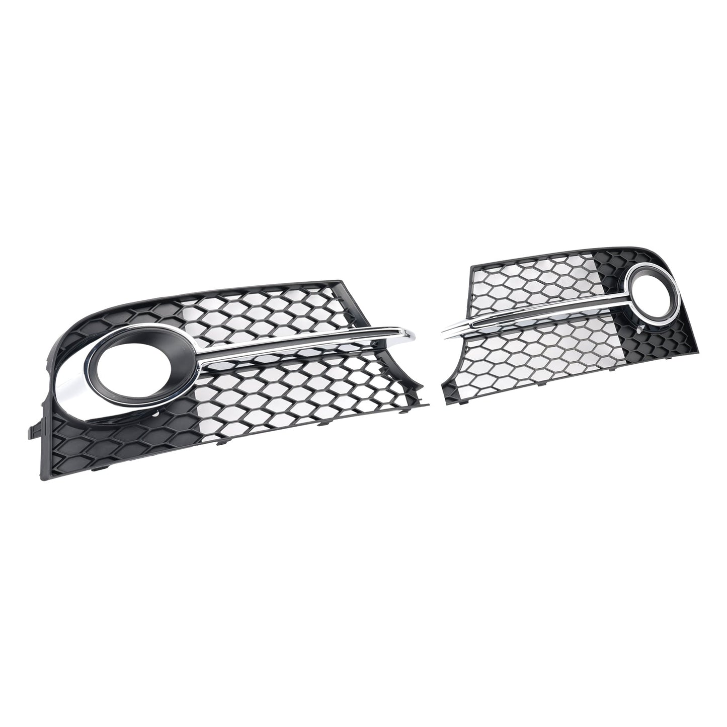 2011-14 Chrome Front Bumper Fog Light Grille Fit Audi TT MK2 S-Line TTS