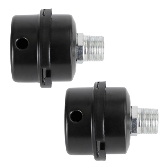 2 filtros de entrada de aire para compresor de aire (1/2"), 20 mm de papel.