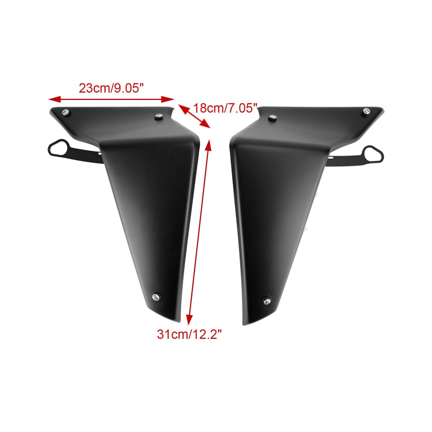 Déflecteurs d'ailes aérodynamiques latéraux pour YAMAHA MT-09 SP FZ09 2021-2022