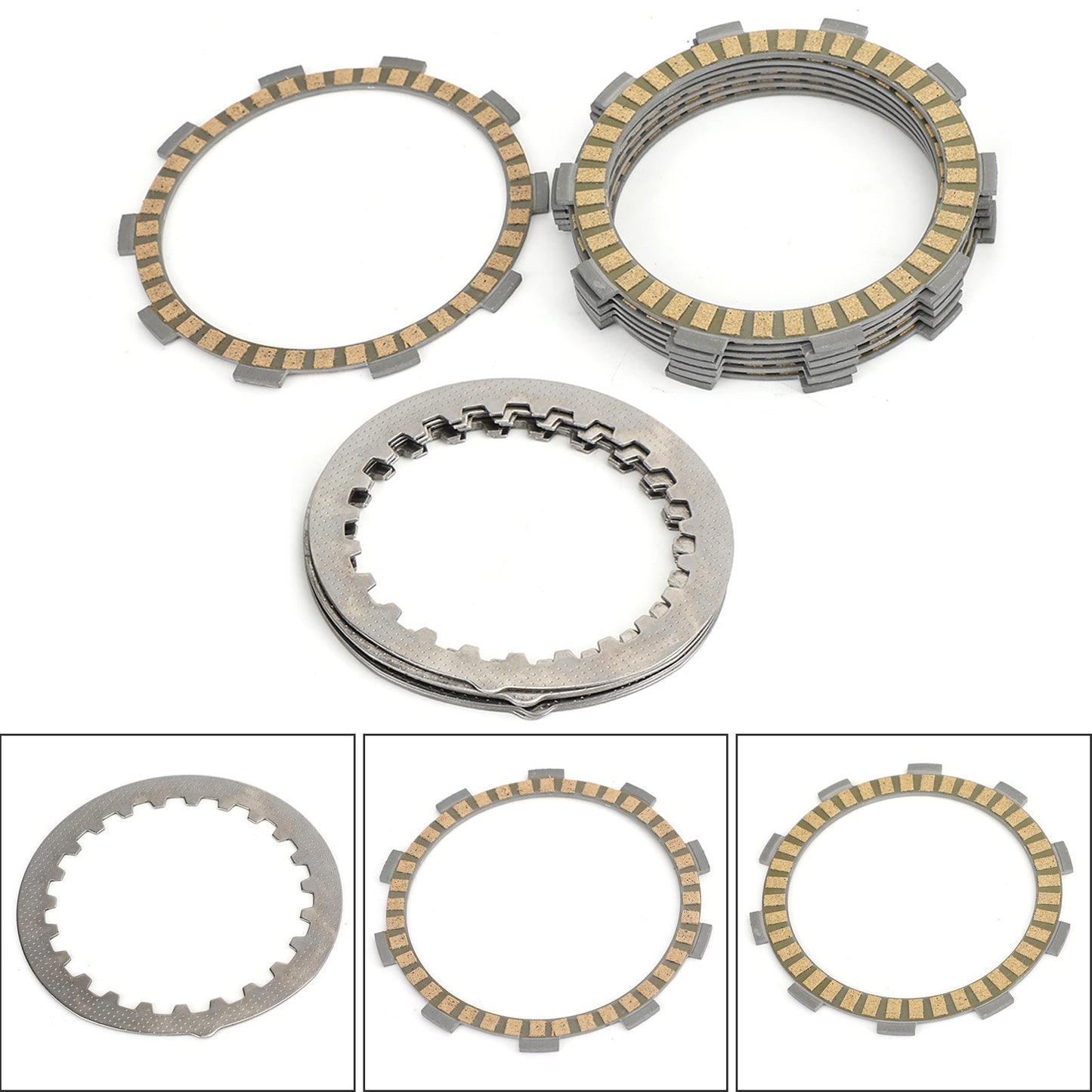 Kit de embrague de acero y placas de fricción para Yamaha DT SDR TDR TZR 125 200 88-07