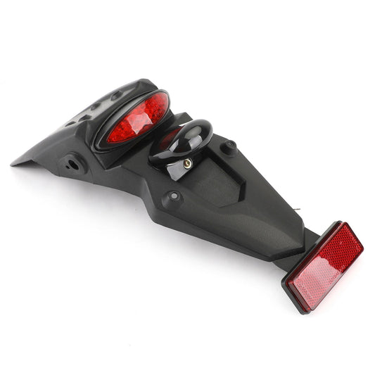 Luz trasera de freno LED para guardabarros trasero de motocross MX todoterreno, doble deporte, Pit Dirt Bike