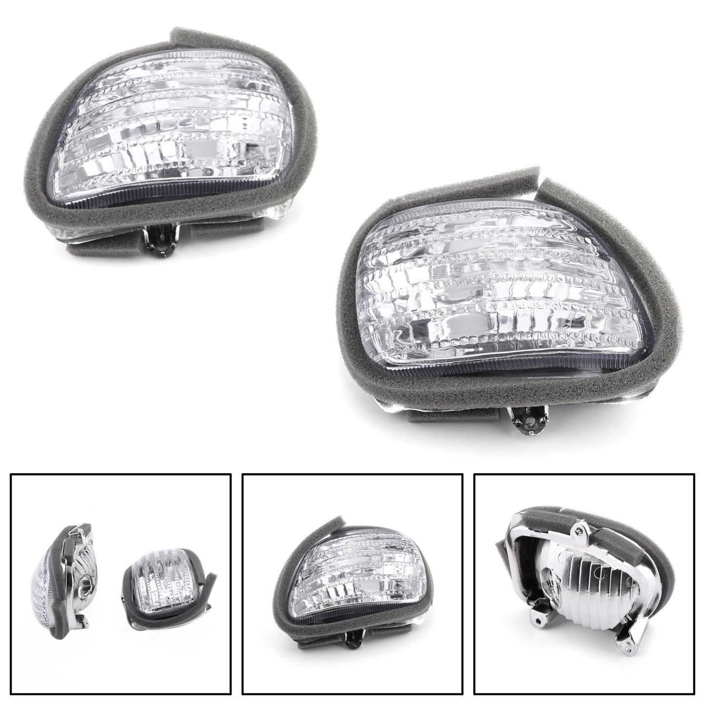 Front Turn Signals Lens Fit For For Honda GL1800 Goldwing 2001-2010 Clear Assosary