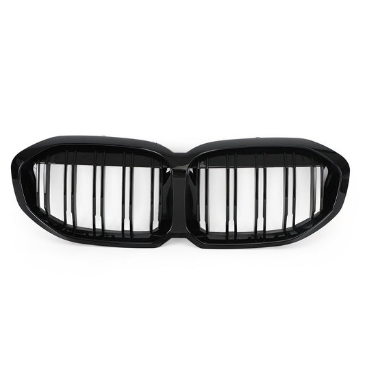 2019-2023 BMW F40 118i 120i M135i 1-Series Front Replacement Hood Grill Gloss Black Grille