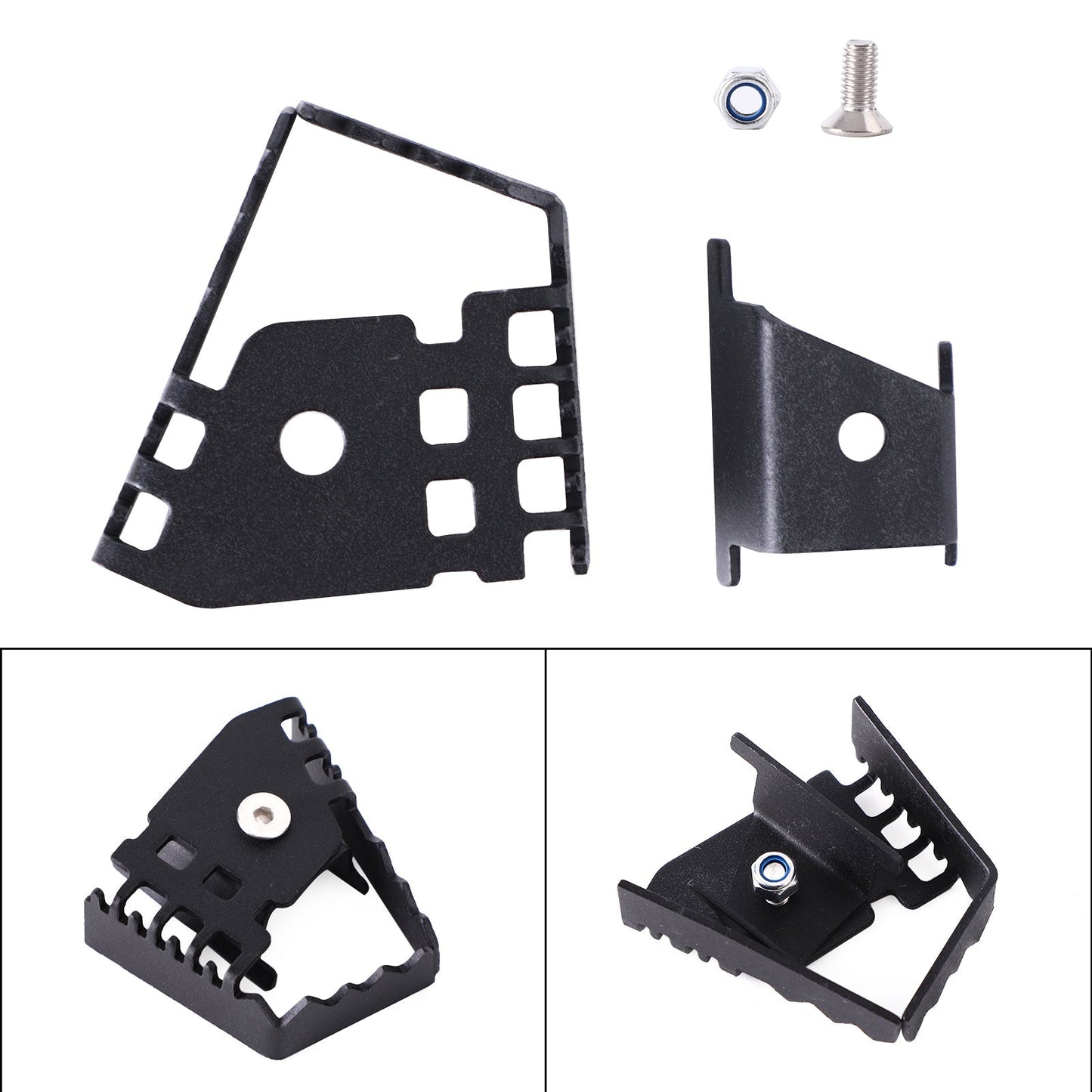 Extensión de pedal de freno ampliada para BMW R1200GS, F800GS, ADV, F700GS, F650GS, color plateado
