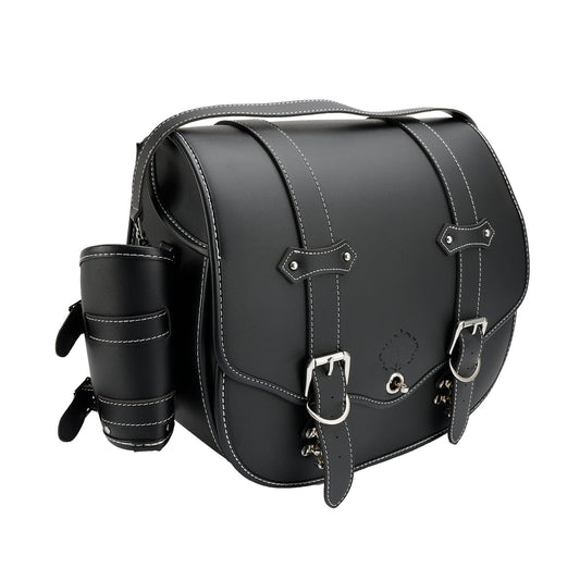 Sacoche latérale à dégagement rapide pour outils et bagages, pochette de rangement épaisse noire pour moteur