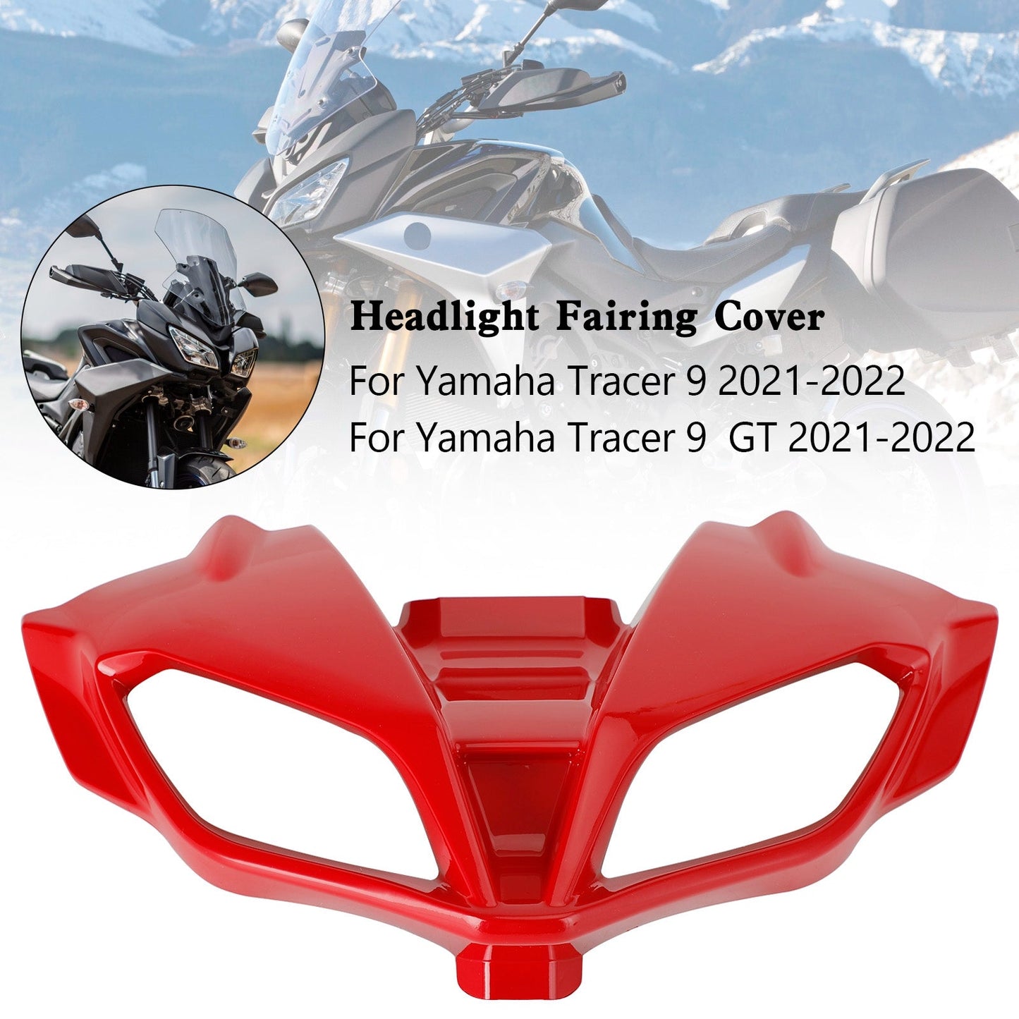 Headlight Fairing Stay Beak Nose Cone For For Yamaha Tracer 9 GT 2021-2022