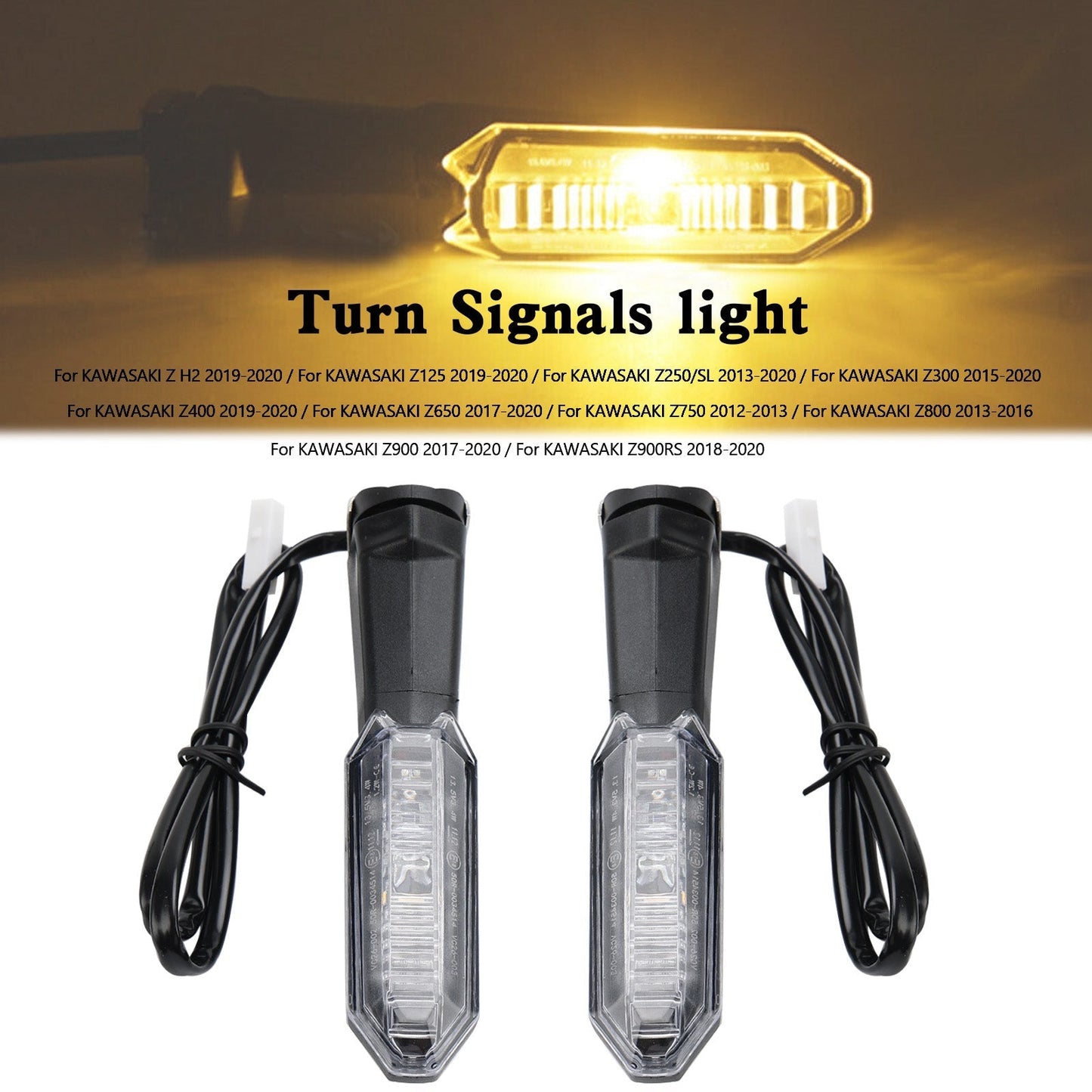 Kawasaki Z125 Z250 Z400 Z650 Z750 Z800 Z900 Turn Signals light Assosary