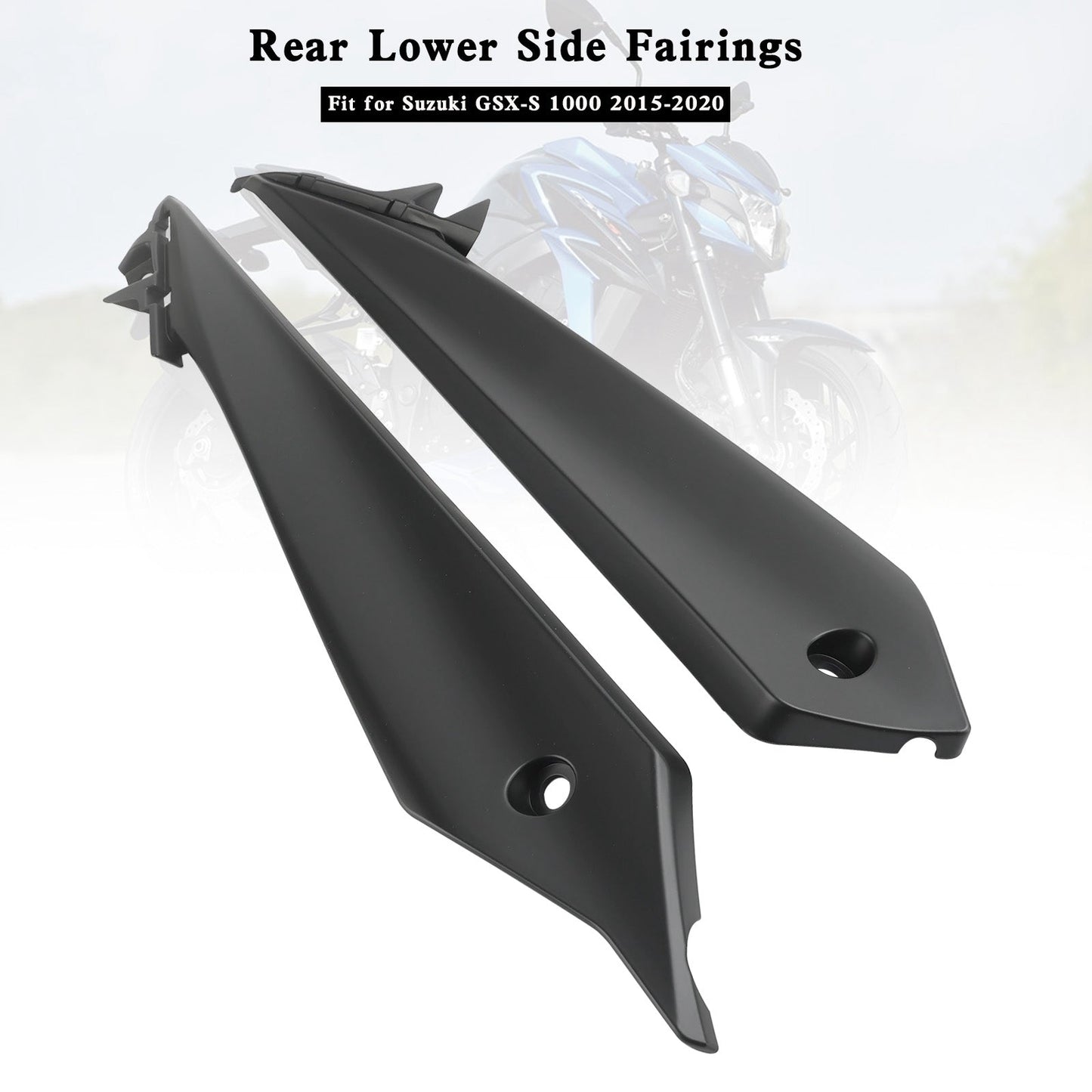 Carénages latéraux inférieurs arrière pour Suzuki GSX-S 1000 2015-2020