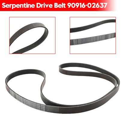 2007-2015 Lexus LS460 4.6L V8 Engine Serpentine V-Belt 90916-02637