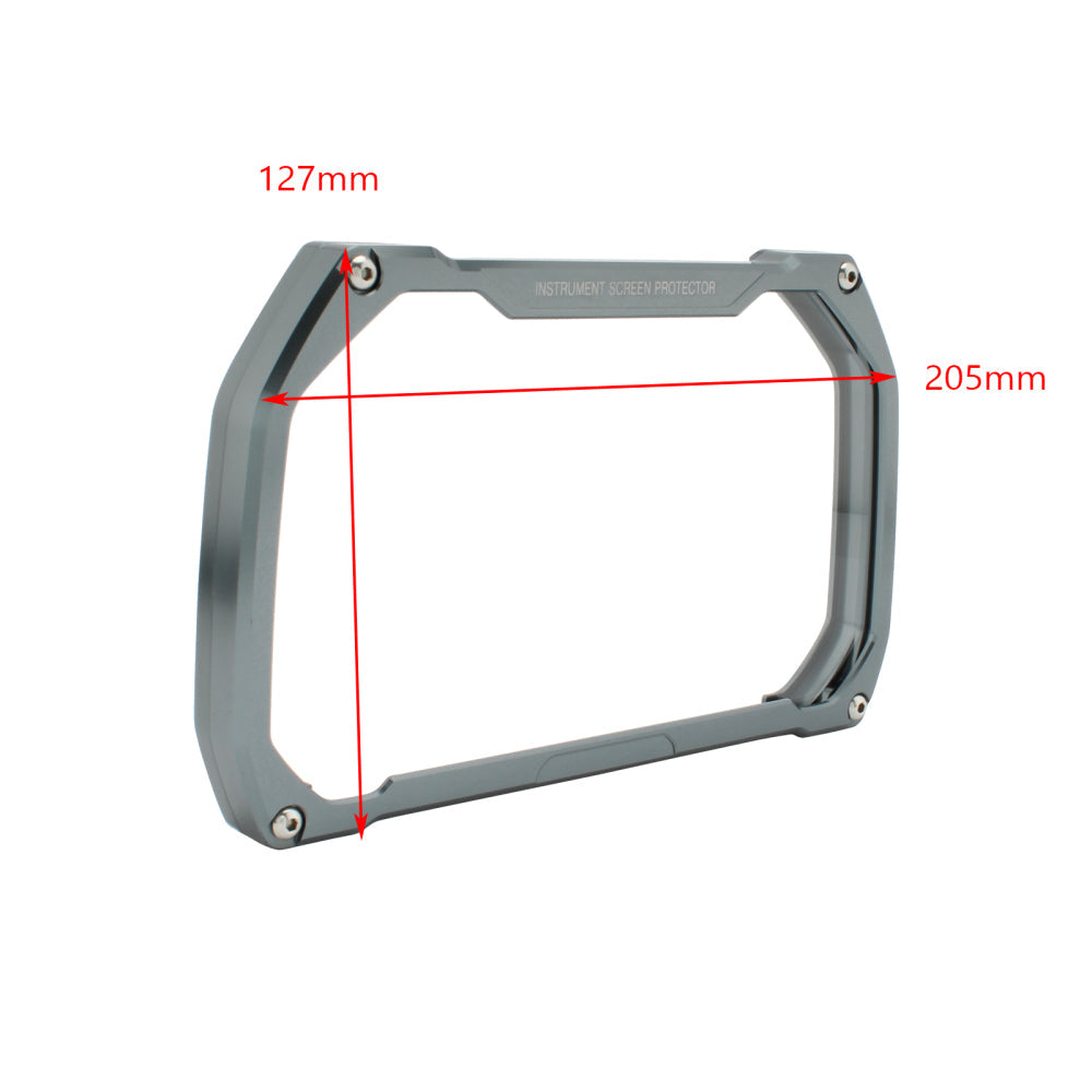 Cubierta protectora de aluminio para velocímetro, color negro, compatible con BMW R1200 Gs 18-20 R1250 Gs 19-20, color rojo