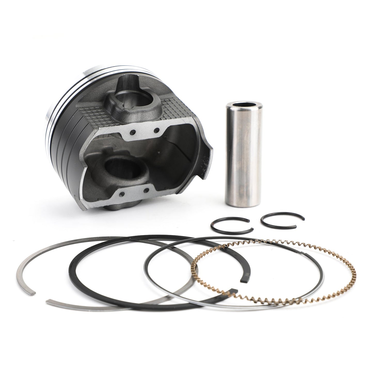 Kit de pasadores y anillos de pistón de 73,50 mm + diámetro interior de 0,50 mm para Suzuki DR250R/S DRZ250 (1998-2007)