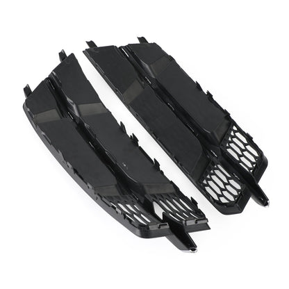 2016-2018 Audi A6 C7 S-Line Bumper Front Bumper Grill 4G0807681AN 4G0807682AN Lower Grille Grill Black Chrome Generic