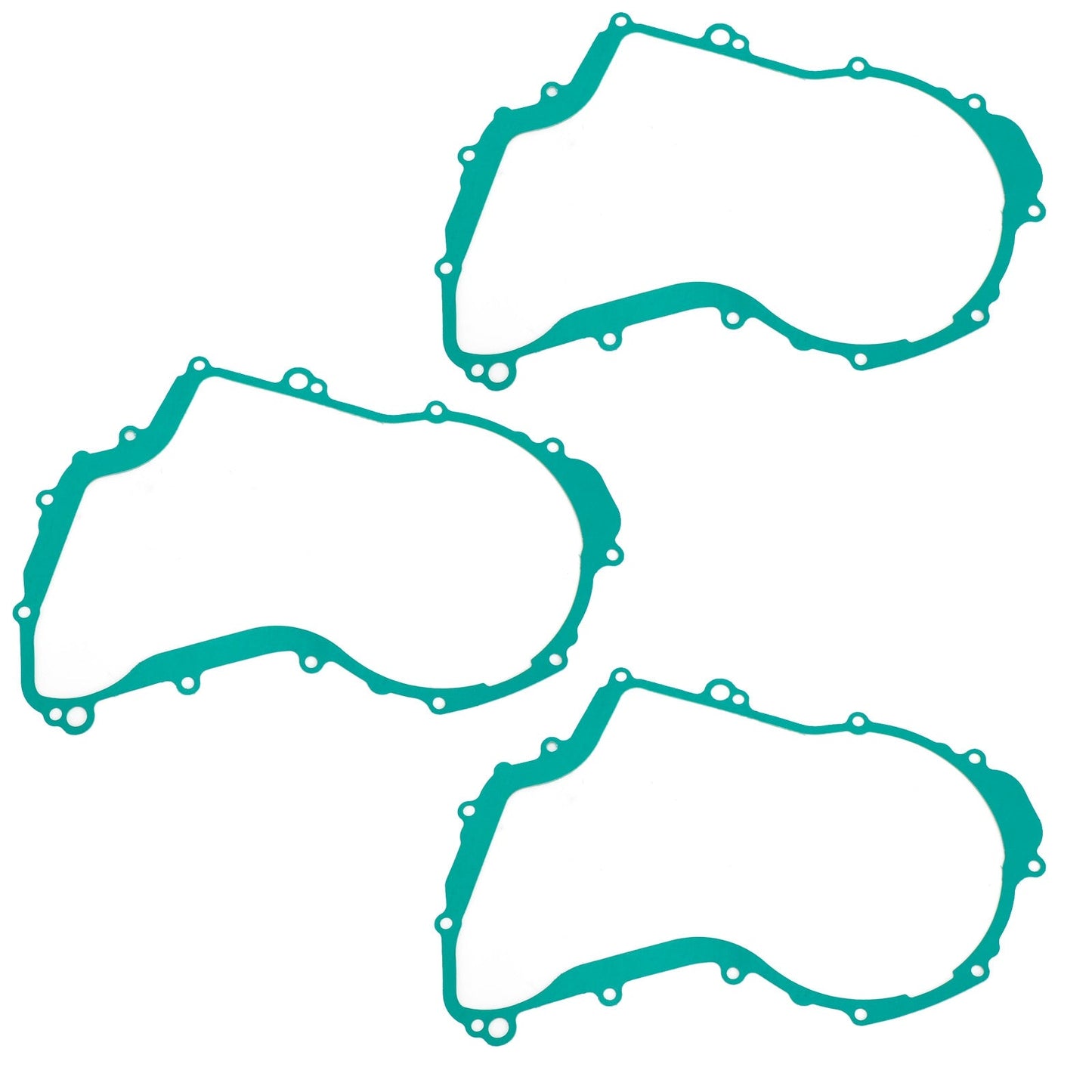 3 juntas de tapa de cárter de motor izquierda para Yamaha YFM 350 Wolverine 350 Big Bear Kodiak 400 (4KB-15451-00 y 4KB-15451-01)