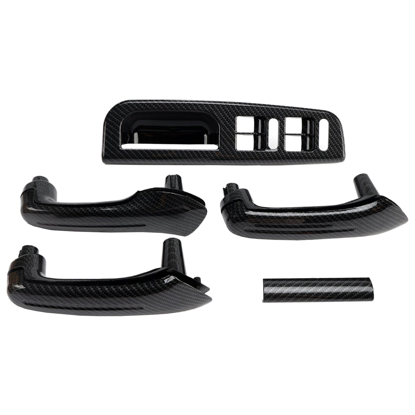 VW Jetta MK4 1999-2004 5PCS Window Switch Panel Bezel Door Handle Trim Set