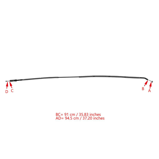 17-20 Kawasaki Z650 Motorcycle Clutch Cable Replacement