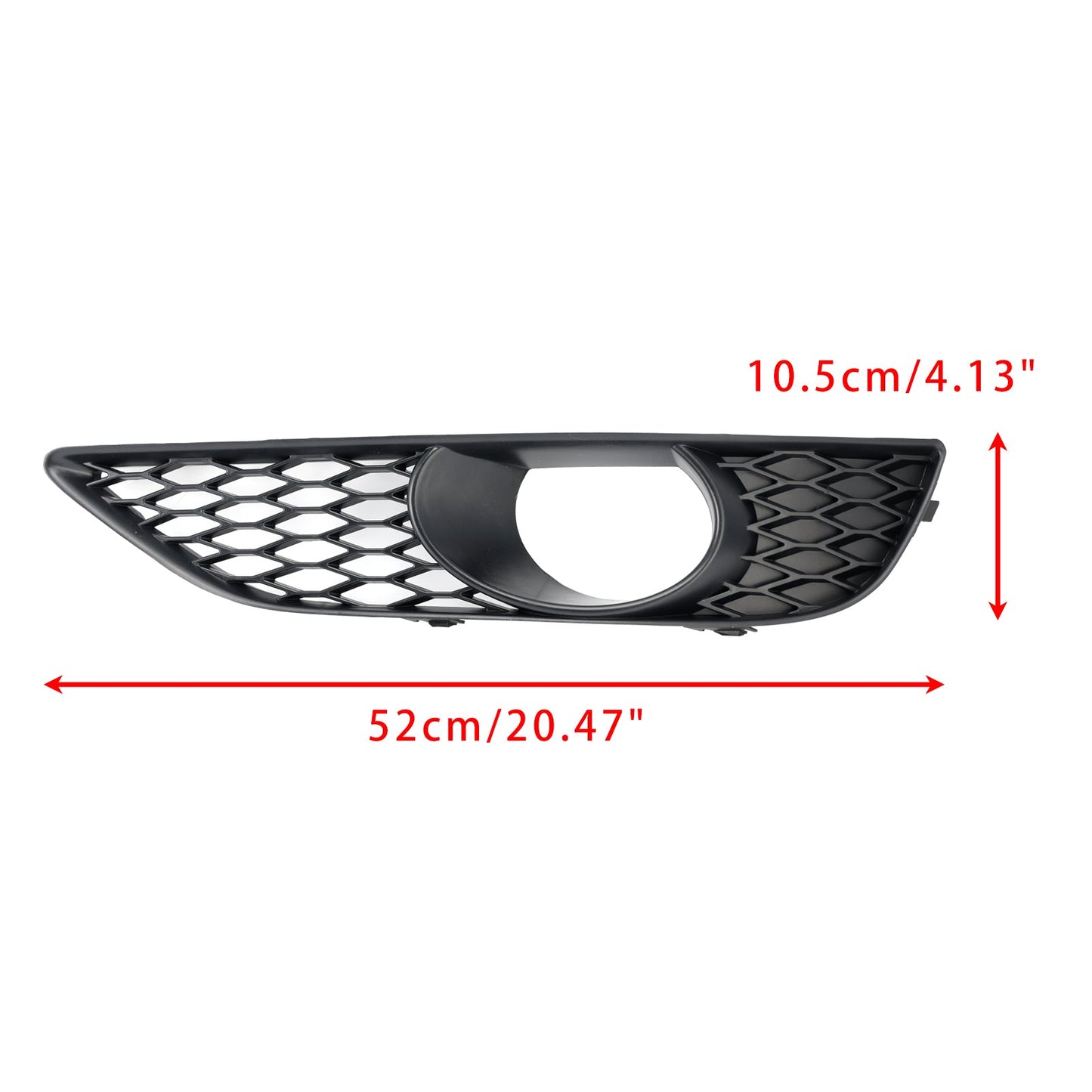 2010-2015 2PCS Front Bumper Fog Light Grill Lamp Cover Fit Audi Q7 Sportback
