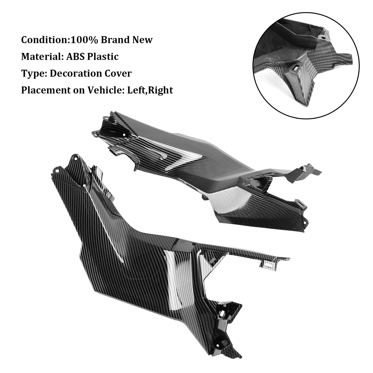 Panel de cubierta del marco lateral de la Honda ADV 160 23-24, carenado de carrocería