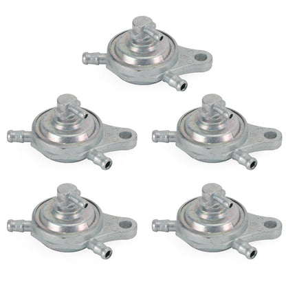5x Vacuum Fuel TAP 3 port For Direct Bikes Yiying Lexmoto GY6 139QMA 139QMB 50cc Assosary
