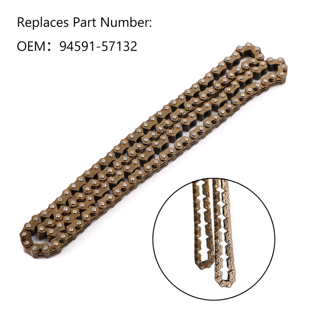 Chaîne de distribution pour Yamaha 94591-57132 Xvs1300 Xvs1300A Xvs1300 BG Ct Ctf Cu