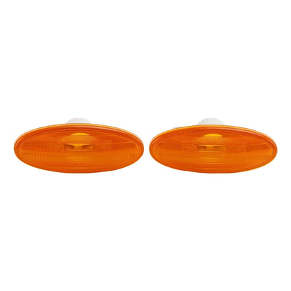2010-2013 Nissan Qashqai LCI 2X Amber/Smoked Side Marker Lamp Turn Signal Light Housing 26160-8990A