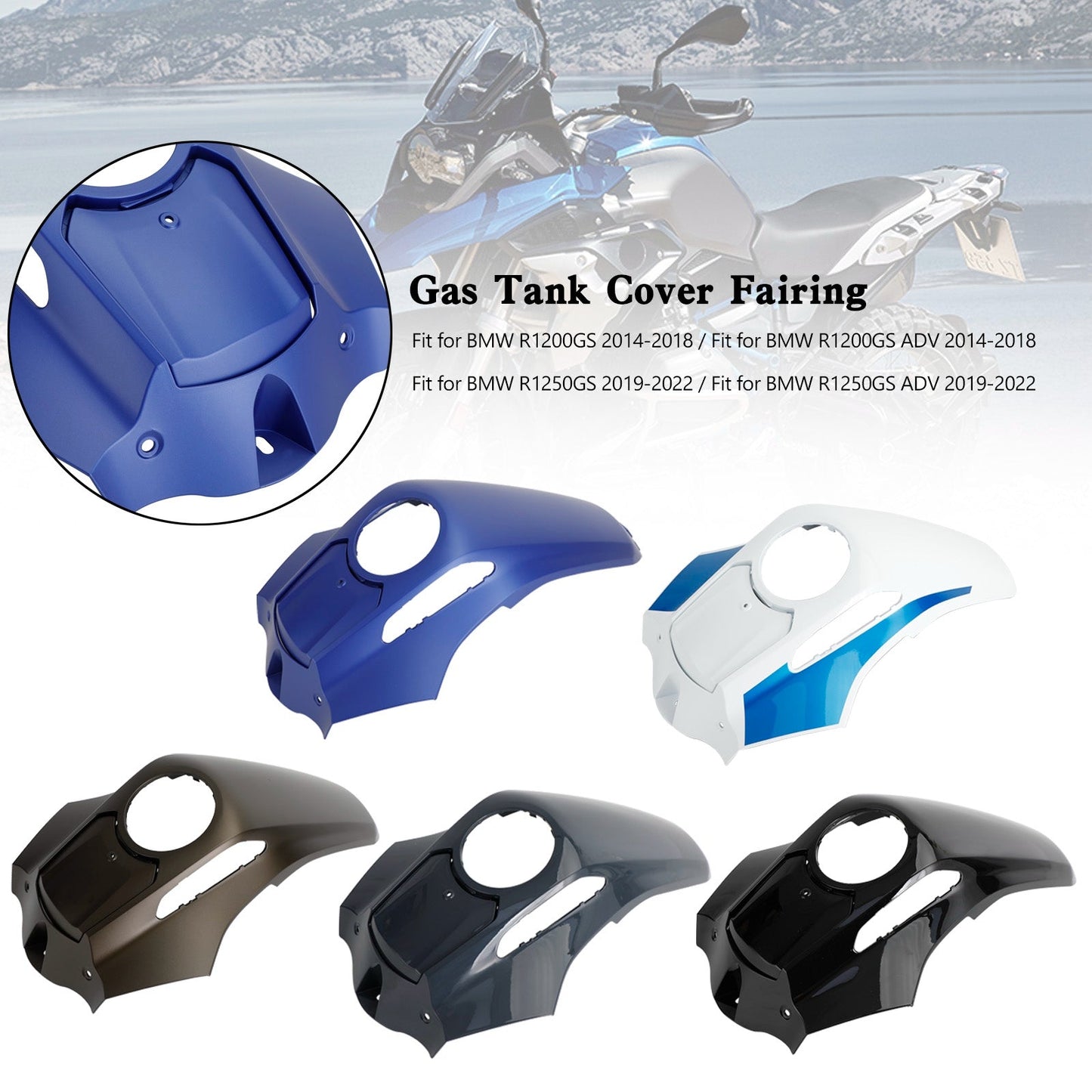 Protection de carénage de réservoir d'essence pour BMW R1200GS ADV R1250GS 2014-2022