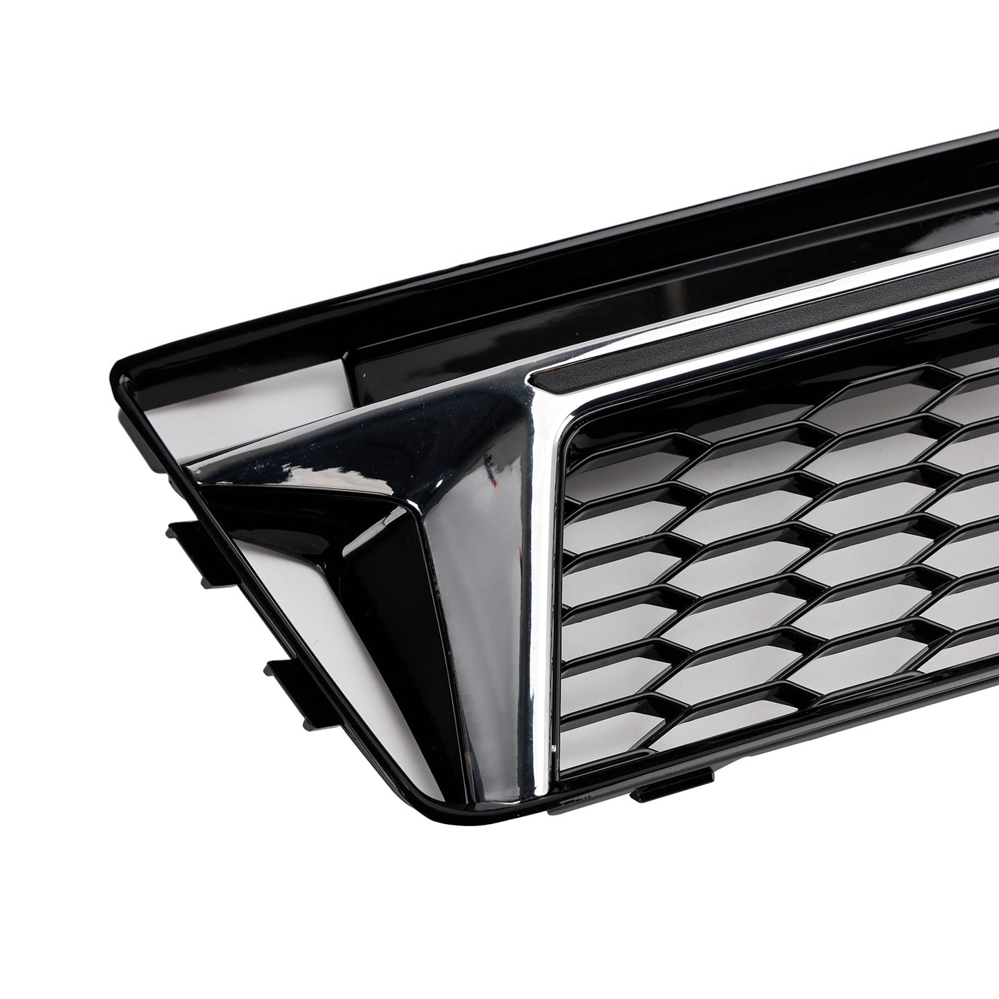 2016-2018 2PCS Fog Light Cover Grille Grill Fit AUDI A4 B9 S-Line S4