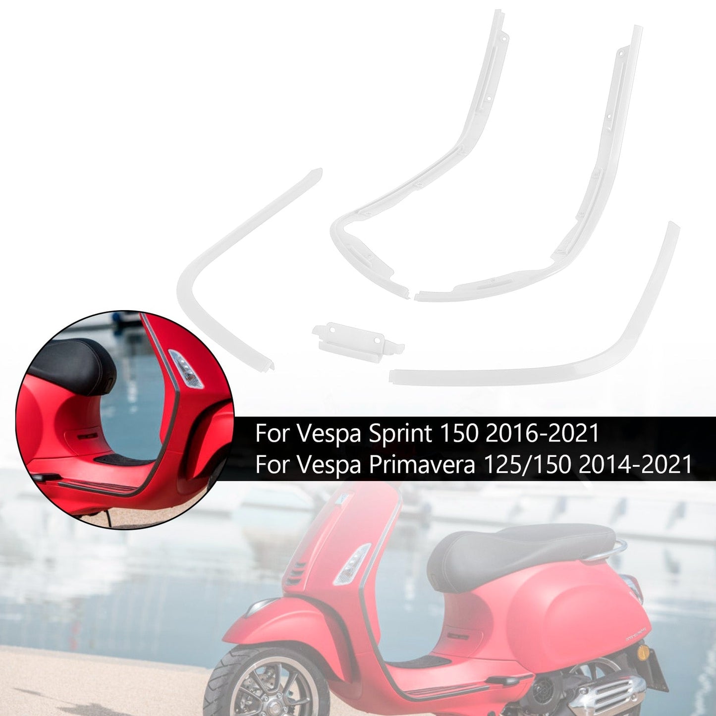 Garniture de barre latérale supérieure pour Sprint 150 Primavera 125 150