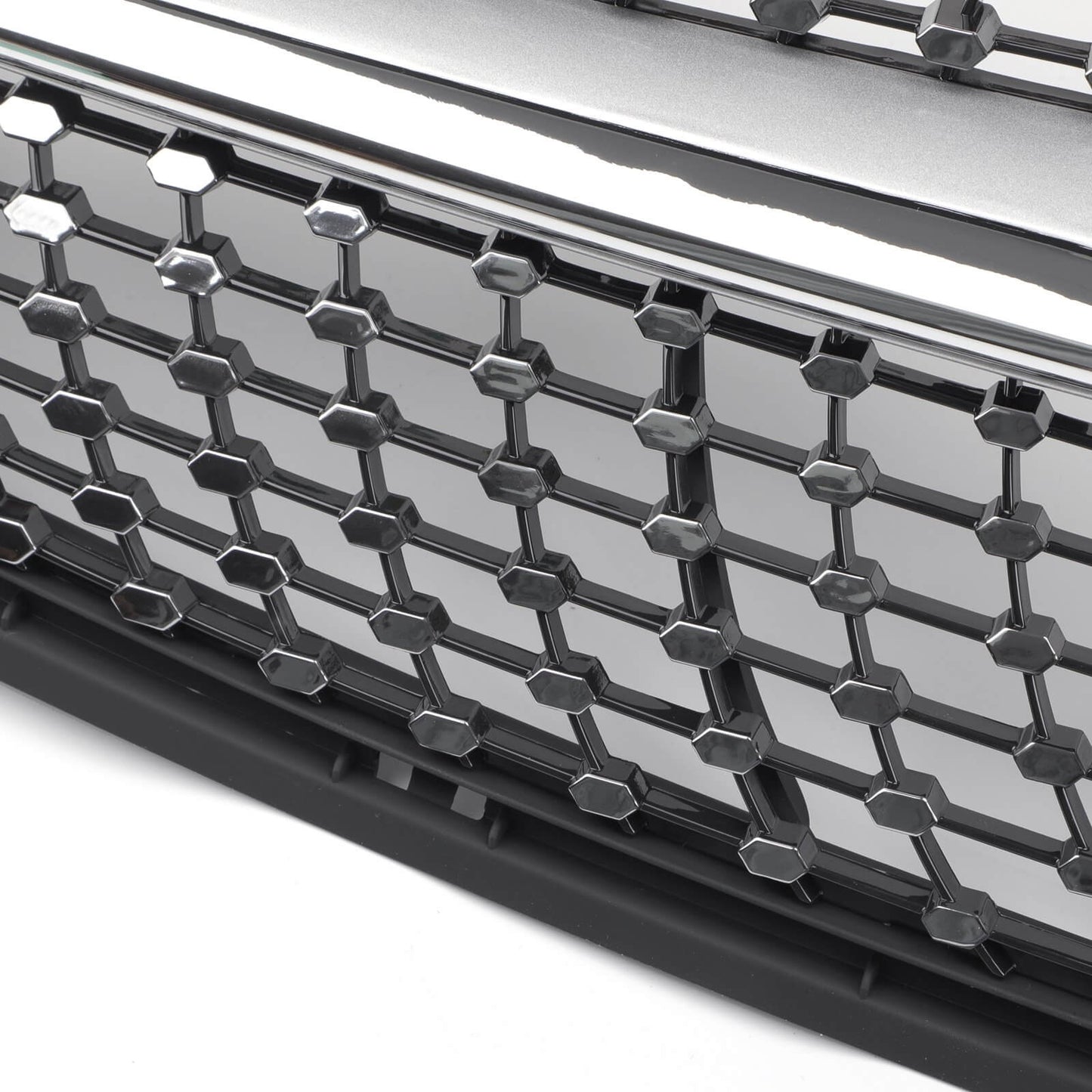2013-2019 Mercedes Benz CLA-Class W117 C117 Chrome Front Grille Diamond Style Bumper Grill W/ Star Emblem
