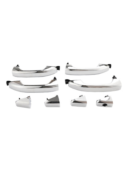2016-2018 Chevrolet Silverado 1500 Custom 4pcs Exterior Door Handle Chrome 14575050