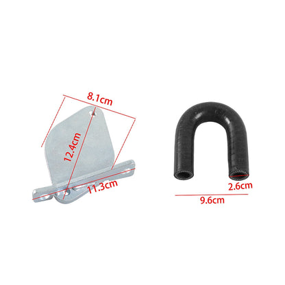 2007-2010 Chevy Silverado GMC Sierra 2500 3500 HD 6.6L Duramax LMM Diesel EGR Delete Kit High Flow Intake Elbow Pipe Tube