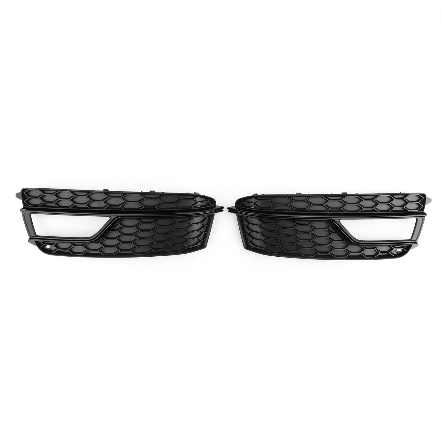 2013-2016 Audi A5 S-Line / S5 Fog Light Grille Pair Front Bumper Black Grill