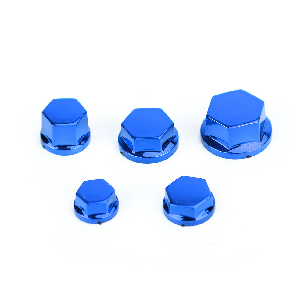 Tapa de rosca hexagonal de 30 mm para Suzuki, motocicleta, ciclomotor, scooter, color azul
