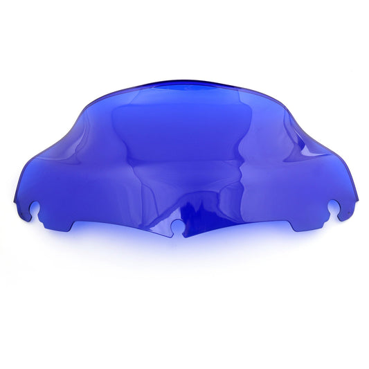 Pare-brise ABS 9" bleu pour Touring Electra Street Tri Glide FLHT FLHTC 2014-2016