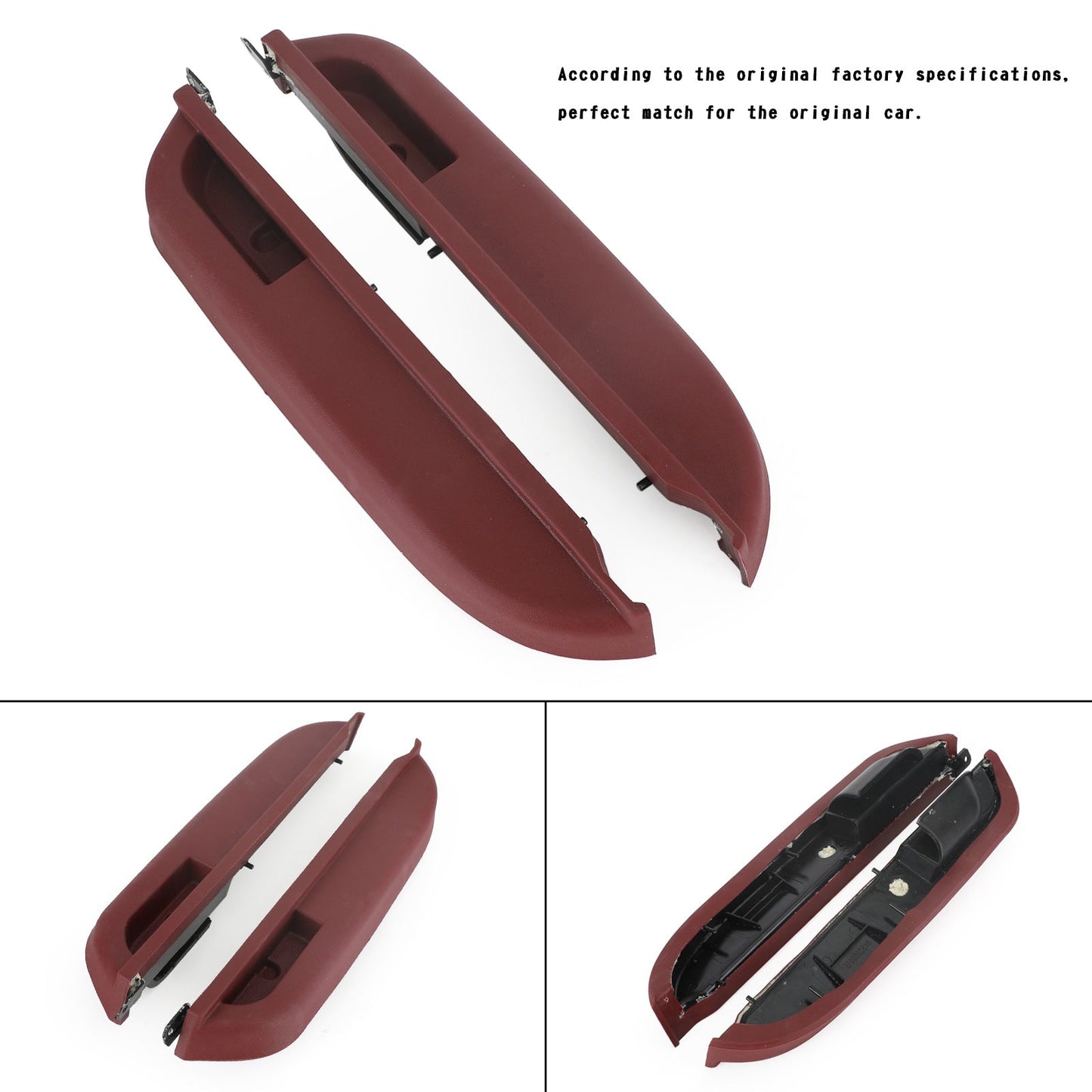 Apoyabrazos de puerta delantera izquierda y derecha Chevrolet GMC 1990-1994 15691217 15691218 Rojo