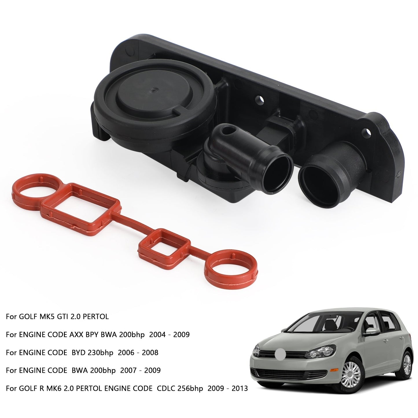 Soupape de reniflard PCV pour VW Golf Mk5 2.0 GTI Mk6, soupape PCV TFSI 06F129101