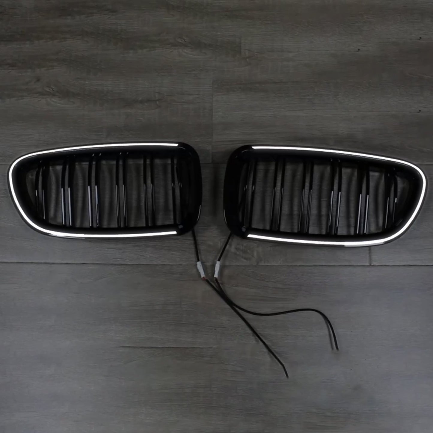 01.2009-10.2016 BMW 5 Series F10 Kidney Bumper Grille Grill Gloss Black 51137203649 51137203650