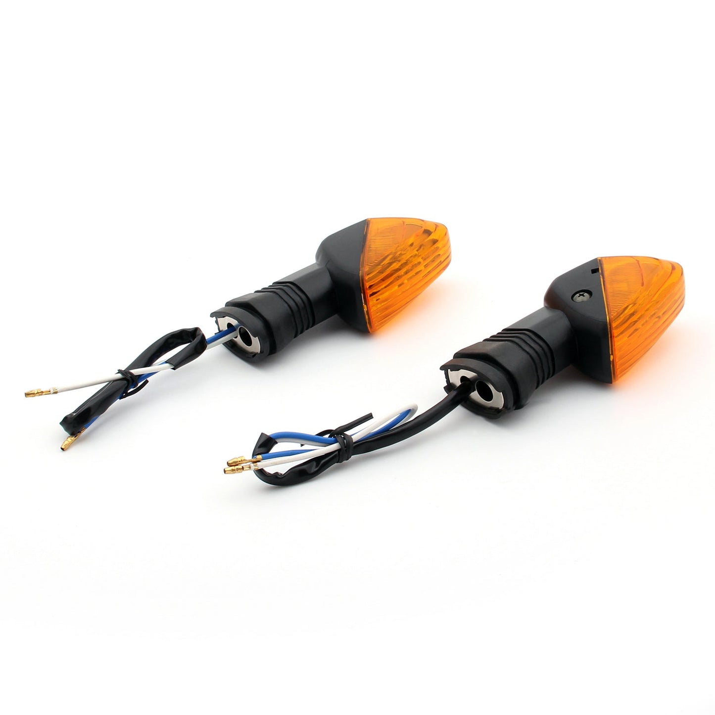 Rear Turn Signals Fit For Kawasaki ZX-6R 2009-2011 Z1000 2007-2009 KLE 650 Versys 2007-2008 Nijia 650R 2006-2008 Amber Assosary