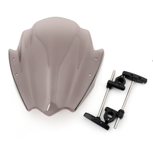 Support de guidon universel pour pare-brise de moto Harley Smoke (7/8" et 1")